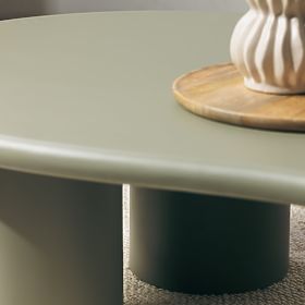 Sucre Coffee Table Olive, Matte, Rounded Shapes, lectus