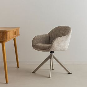 Swivel Chair Kairo, Beige, lectus