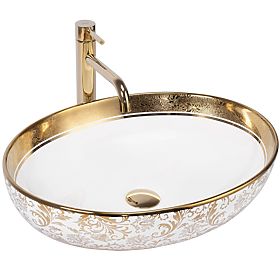 Timeless Rea Margot Sink White/Gold, Rea