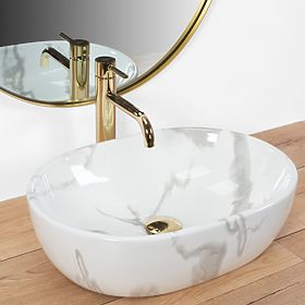 Timeless Washbasin REA Amelia Marmo Shiny, Rea