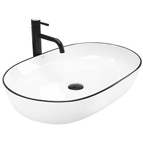 Timeless Washbasin Rea CLEO 61 Black Edge, Rea