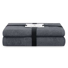 Towel ALLIUM color graphite classic style 50x90+70x130 AmeliaHome
