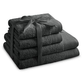 Towel AMARI - AMELIAHOME color graphite classic style 2*70x140+2*50x100 AmeliaHome
