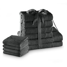 Towel AMARI - AMELIAHOME color graphite classic style 2*70x140+4*50x100+4*30x50 AmeliaHome