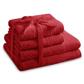 Towel AMARI - AMELIAHOME color red classic style 2*70x140+2*50x100 AmeliaHome