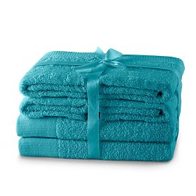 Towel AMARI - AMELIAHOME color turquoise classic style 2*70x140+4*50x100 AmeliaHome