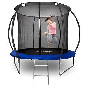 Trampoline with Net and Ladder HENZEN 244 cm Blue FT 8