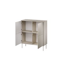 TRESSE 4D Sideboard Beige, Halmar