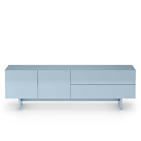 TV Cabinet Glim, Blue Smoke, Glossy