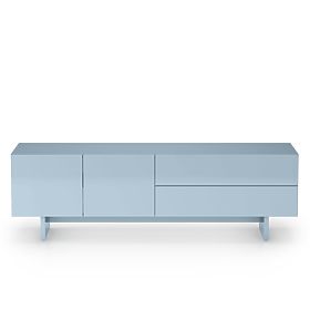 TV Cabinet Glim, Blue Smoke, Glossy