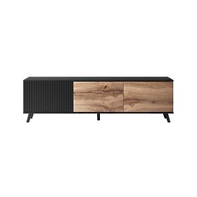 TV Stand RANDOM RTV-2 - Wotan Oak/Black, Halmar