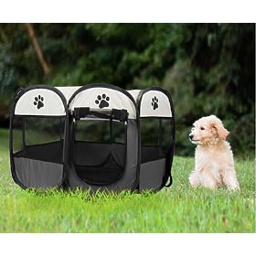 Universal Folding Playpen for Dogs and Cats - Grey