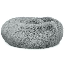 Universal Plush Bed for Dogs and Cats 40 cm - Light Grey