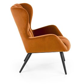 Upholstered armchair Tyrion - cinnamon, Halmar