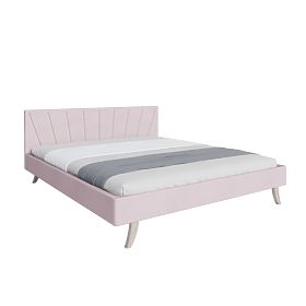 Upholstered bed HEAVEN 180 x 200 cm - Powder pink, FDM