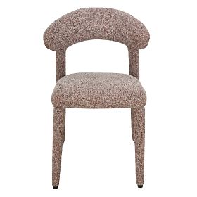 Upholstered Chair Hiroki, Beige-Bordeaux Mélange
