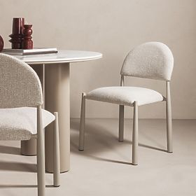 Upholstered Chair Maze Beige-Grey