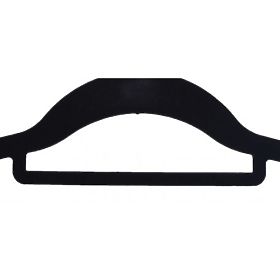 Velour Hanger Maxi Set of 10 - Black