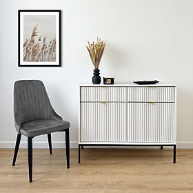 Velvet Chair LORIENT VELVET Graphite