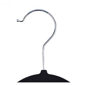 Velvet Hanger Roxi Set of 10 Black