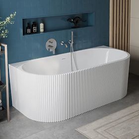 Veneta 170 cm Acrylic Wall Bathtub, Rea