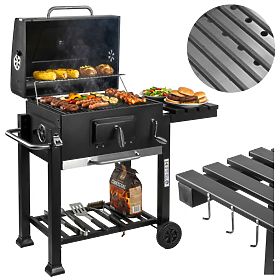 VULCAN Garden Charcoal Grill with Cast Iron Grate