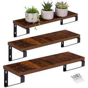 Wall-Mounted Flower Stand with 3 Hanging Shelves for Plants Loft Decoration ModernHome, MODERNHOME