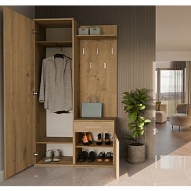 Wardrobe DUO OAK ARTISAN