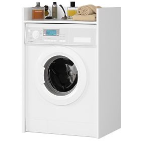 WASHING MACHINE COVER FIN WHITE