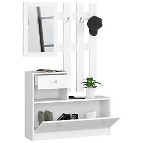 WHITE HALLWAY FURNITURE SET