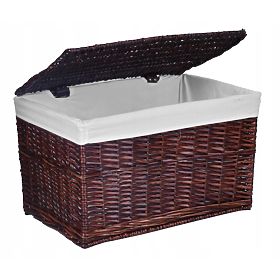 Wicker Chest 65L 56x34x34 cm Brown