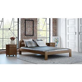 Wooden Bed SARA 140x200 cm - Oak
