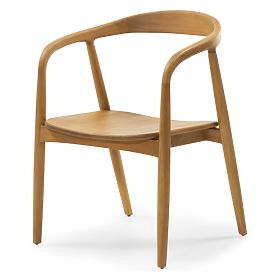 Wooden Chair Ludvika, Rounded, Natural