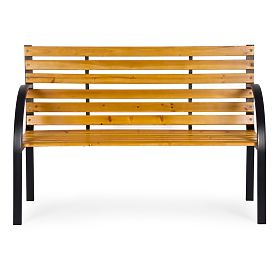 Wooden Garden Bench with Backrest 122x57 cm Park MultiGarden, MultiGarden