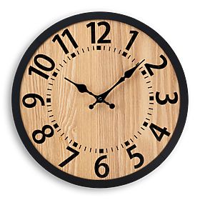 Wooden Loft Wall Clock ABBAS 35 cm