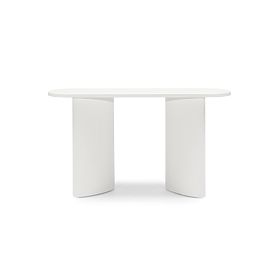 Writing Desk/Console Pauline 140 cm, White, Slats