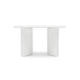 Writing Desk/Console Pauline 140 cm, White, Slats